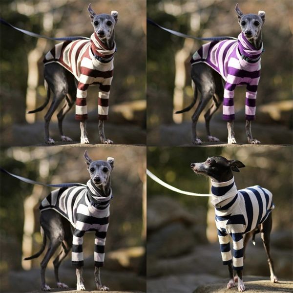 dogs stripe coats high collar two long sleeves winter keep warm coat pet dog accessories clothes fashion 23bya f2
dogs stripe coats high collar two long sleeves winter keep warm coat pet dog accessories clothes fashion 23bya f2