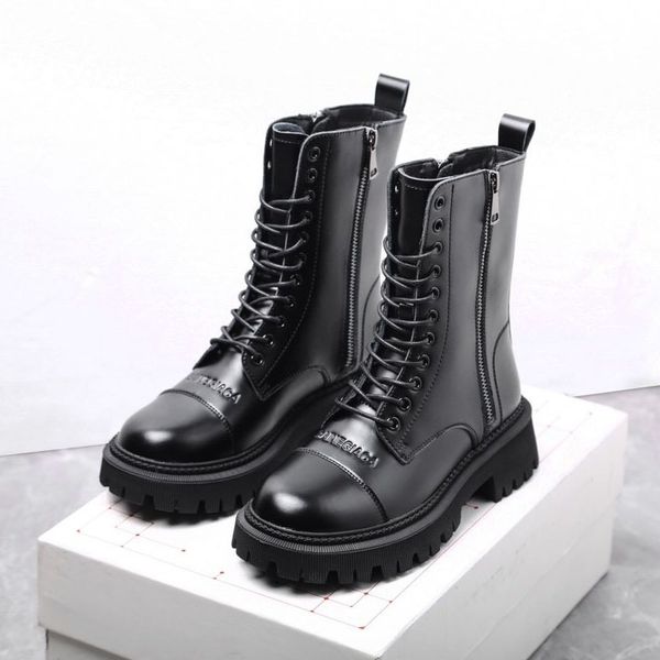 the latest model winter bb knee-high cowskin women martin boots luxurys designers shoes womens genuine leather thick bottom knight boots, Black
the latest model winter bb knee-high cowskin women martin boots luxurys designers shoes womens genuine leather thick bottom knight boots, Black