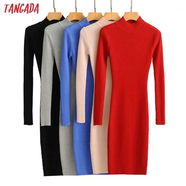 tangada 2020 autumn fashion women solid sweater dress turtleneck long sleeve office ladies pencil dress lk011, Black;gray
tangada 2020 autumn fashion women solid sweater dress turtleneck long sleeve office ladies pencil dress lk011, Black;gray