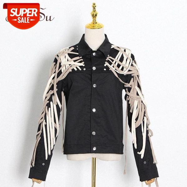 artsu cross bandage casual jacket for women lapel long sleeve lace up loose black coat female 2020 fall fashion new tide co28002 #xb5w, Black;brown
artsu cross bandage casual jacket for women lapel long sleeve lace up loose black coat female 2020 fall fashion new tide co28002 #xb5w, Black;brown