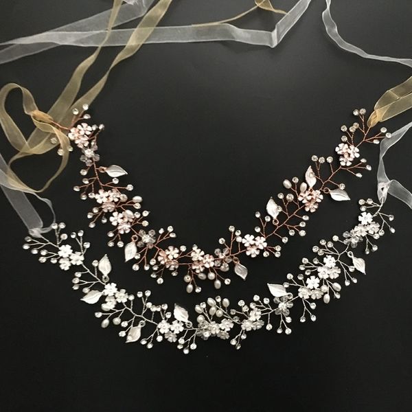 slbridal rose gold crystal rhinestone pearls wedding hair accessories hair vine hairband bridal headband bridesmaids jewelry y200409, Slivery;golden
slbridal rose gold crystal rhinestone pearls wedding hair accessories hair vine hairband bridal headband bridesmaids jewelry y200409, Slivery;golden