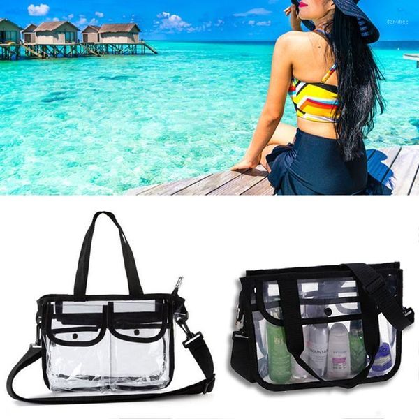 cosmetic bags & cases women pvc shoulder bag handbag travel tote beach toiletry storage case h8wd1
cosmetic bags & cases women pvc shoulder bag handbag travel tote beach toiletry storage case h8wd1