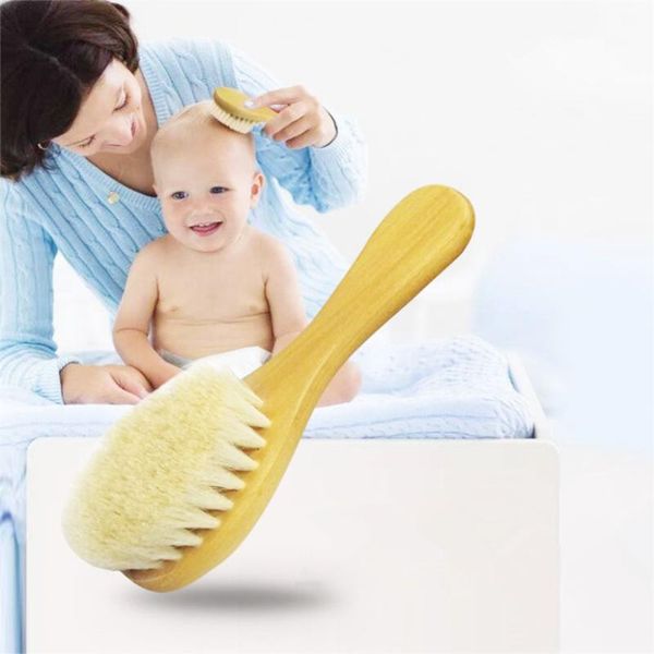 новый уход чистая натуральная шерсть деревянная infant щетка расческа щетка расческа новорожденный расческа волос head massager, Silver
новый уход чистая натуральная шерсть деревянная infant щетка расческа щетка расческа новорожденный расческа волос head massager, Silver