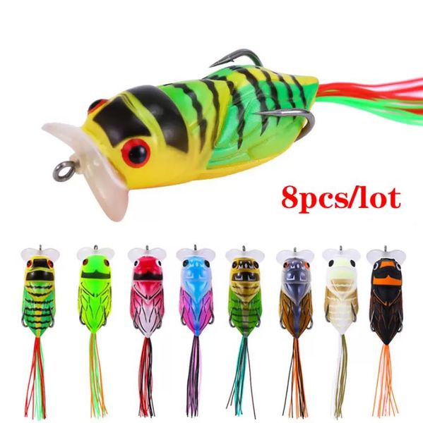 baits & lures fishing sports outdoors 8pcs/lot 6cm/12.1g bonic cicada bait lure kit set bass trout pike soft artificial ater drop delive
baits & lures fishing sports outdoors 8pcs/lot 6cm/12.1g bonic cicada bait lure kit set bass trout pike soft artificial ater drop delive