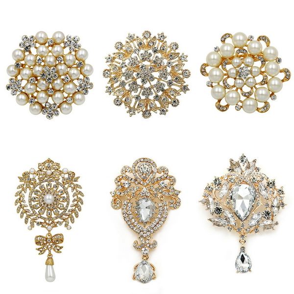 weimanjingdian lots of 6 pcs mixed diy wedding bouquets decorative large size brooch pin set brooches 201120, Gray
weimanjingdian lots of 6 pcs mixed diy wedding bouquets decorative large size brooch pin set brooches 201120, Gray
