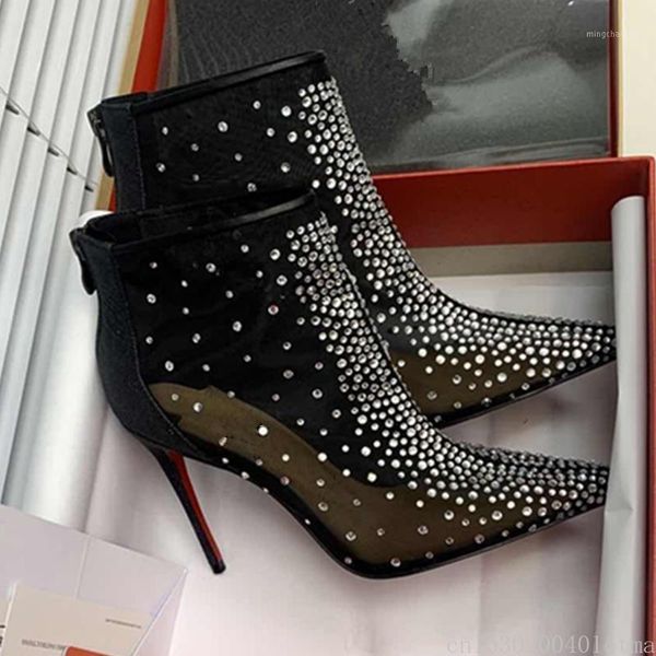 boots red bottom women ankle mesh air stiletto high heels crystal summer autumn ankle1, Black
boots red bottom women ankle mesh air stiletto high heels crystal summer autumn ankle1, Black