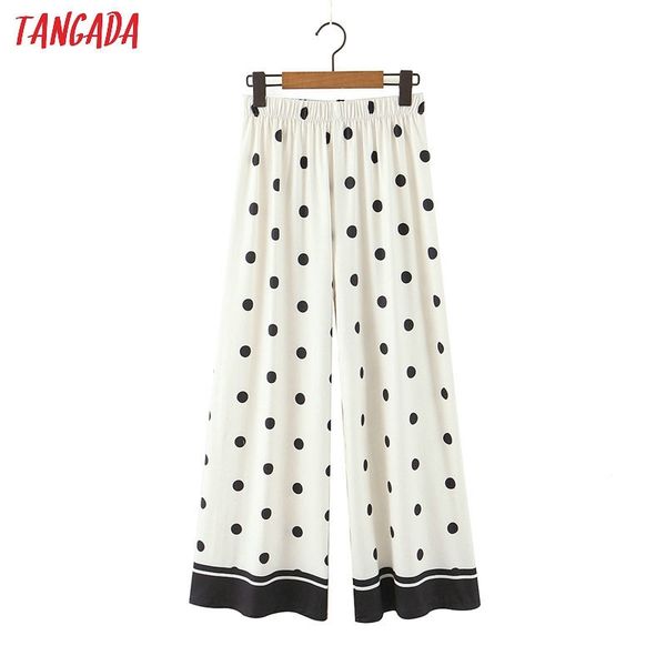 tangada women dots print white long pants trousers vintage style strethy waist lady pants pantalon sl259 201012, Black;white
tangada women dots print white long pants trousers vintage style strethy waist lady pants pantalon sl259 201012, Black;white