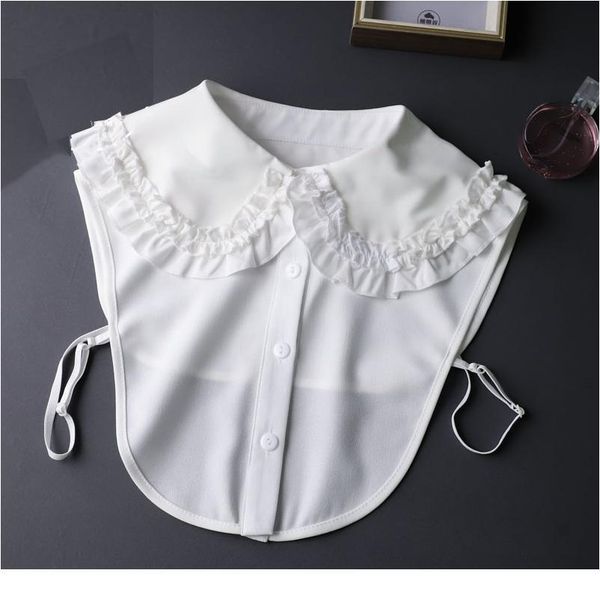 ruffle fake collared shirt white lapel false collar woman vintage detachable collar for sweater blouse half shirt acc qylyqn, Blue;red
ruffle fake collared shirt white lapel false collar woman vintage detachable collar for sweater blouse half shirt acc qylyqn, Blue;red