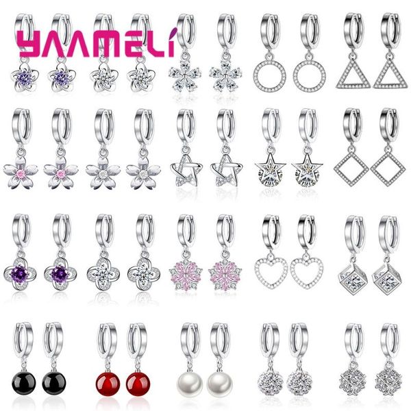 dangle drop earrings 925 sterling silver 5a crystal triangle circle heart star flower wedding brincos jewelry
dangle drop earrings 925 sterling silver 5a crystal triangle circle heart star flower wedding brincos jewelry