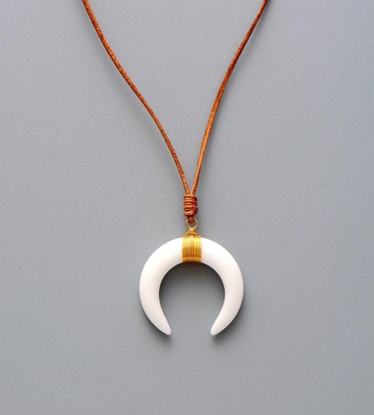 pendant necklaces natural shell horn leather cord charm necklace fashion women jewellery, Silver
pendant necklaces natural shell horn leather cord charm necklace fashion women jewellery, Silver