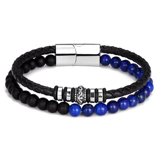 mkendn men natural stone genuine braided leather bracelet stainless steel magnetic clasp lapis lazuli bead bracelet jewelry jllwan
mkendn men natural stone genuine braided leather bracelet stainless steel magnetic clasp lapis lazuli bead bracelet jewelry jllwan