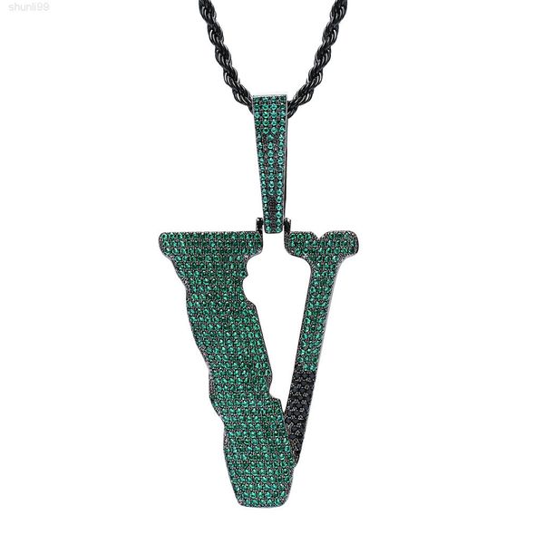european and american men hip hop pendant necklaes diamond inlay zircon large v-shaped letter necklace with 60cm stainless steel twist chain, Silver
european and american men hip hop pendant necklaes diamond inlay zircon large v-shaped letter necklace with 60cm stainless steel twist chain, Silver