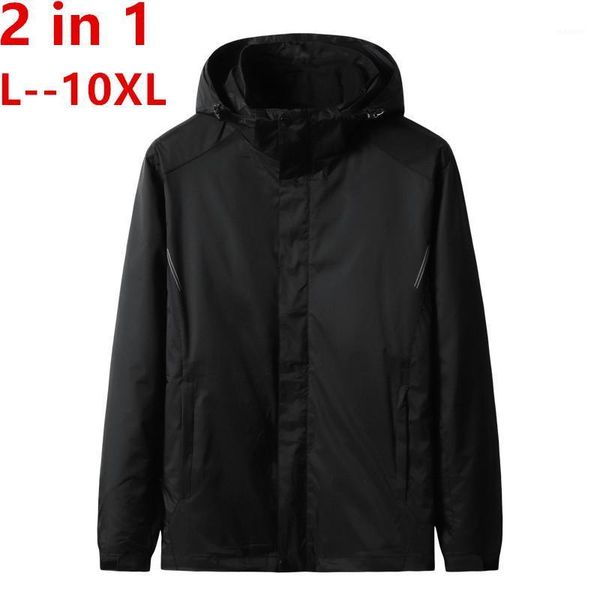 4x 6xl 5xl 10xl 8xl brand clothing new style winter dress men windbreaker jackets coats 3 in 1 liner and hat detachable1, Black
4x 6xl 5xl 10xl 8xl brand clothing new style winter dress men windbreaker jackets coats 3 in 1 liner and hat detachable1, Black