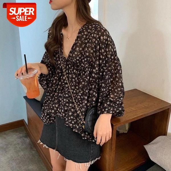 Autumn Plus Size Chiffon Blouse Women Puff Sleeve V-neck Print Ladies Tops And Blouses 2021 Casual Loose Slim Women Blouses 9307 #1J0Q, White
Autumn Plus Size Chiffon Blouse Women Puff Sleeve V-neck Print Ladies Tops And Blouses 2021 Casual Loose Slim Women Blouses 9307 #1J0Q, White