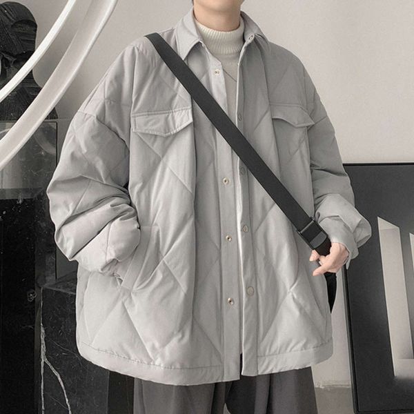 coat winter men long men's korean version loose casual thickened jacket trend versatile warm cotton padded, Black
coat winter men long men's korean version loose casual thickened jacket trend versatile warm cotton padded, Black