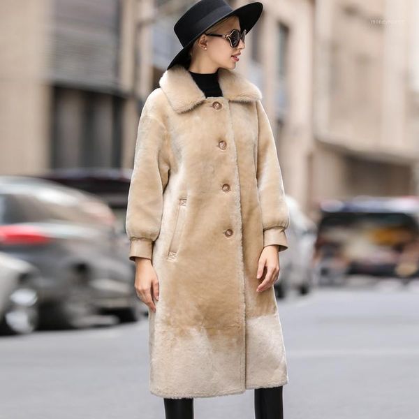 real fur coat collar wool jacket spring autumn coat women clothes 2019 korean vintage double-faced fur women t37941, Black
real fur coat collar wool jacket spring autumn coat women clothes 2019 korean vintage double-faced fur women t37941, Black