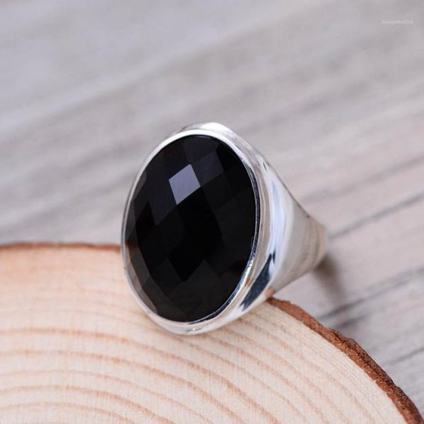 real 925 sterling silver black onyx rings for women simple smooth oval shaped multi-faceted natural stone resizable rings1, Golden;silver
real 925 sterling silver black onyx rings for women simple smooth oval shaped multi-faceted natural stone resizable rings1, Golden;silver