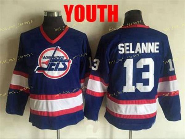 youth vintage winnipeg hockey jerseys 13 teemu selanne home blue vintage ccm kids teemu selanne stitched jersey embroidery logo, Black;red
youth vintage winnipeg hockey jerseys 13 teemu selanne home blue vintage ccm kids teemu selanne stitched jersey embroidery logo, Black;red