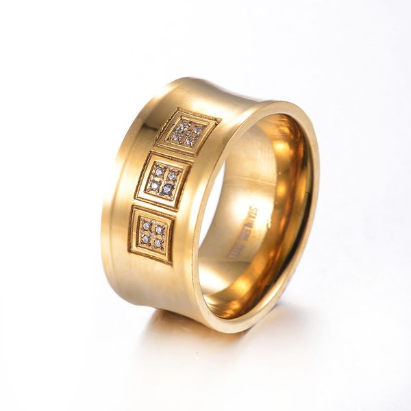 cnc micro inlaid men's diamond stainless casting creative titanium steel vacuum gold plated zircon ring for men, Silver
cnc micro inlaid men's diamond stainless casting creative titanium steel vacuum gold plated zircon ring for men, Silver