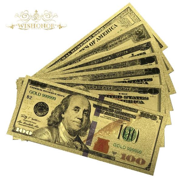 price for full set 7pcs usa 1 100 dollar gold banknote colorful world money for souvenirs golden bank notes drop ship wmtthr
price for full set 7pcs usa 1 100 dollar gold banknote colorful world money for souvenirs golden bank notes drop ship wmtthr