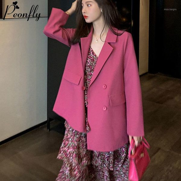 peonfly new 2020 korean style blazer jacket women fashion long sleeve coat women elegant double breasted jacket female ladies1, White;black
peonfly new 2020 korean style blazer jacket women fashion long sleeve coat women elegant double breasted jacket female ladies1, White;black