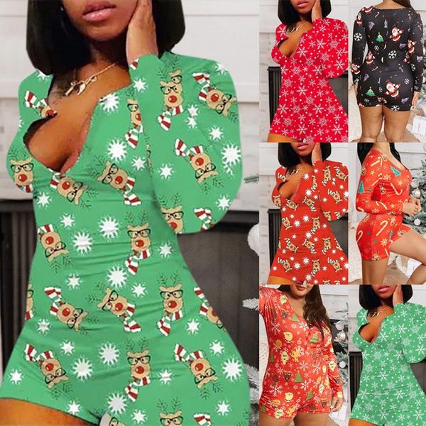 women's hoodies & sweatshirts women christmas pajamas long sleeve sleepwear short jumpsuit print adults summer nightwear elastic waist, Black
women's hoodies & sweatshirts women christmas pajamas long sleeve sleepwear short jumpsuit print adults summer nightwear elastic waist, Black