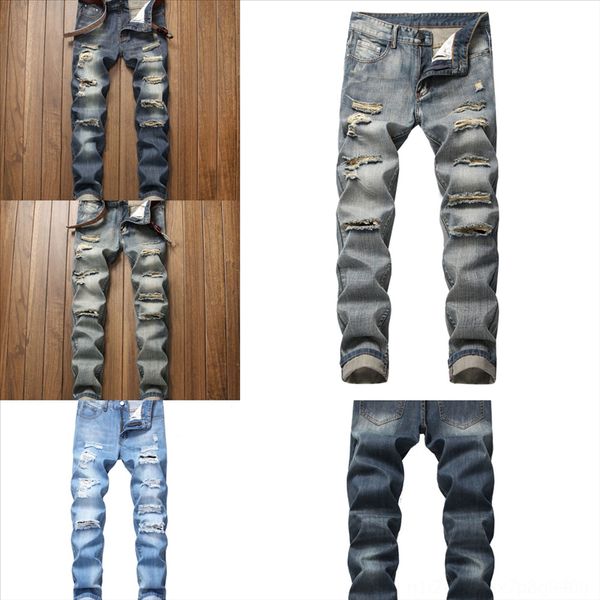 m7vmc new fashion men's s denim jeans loose jeans hole man korean casual capris autumn winter jeans corset harun, Black
m7vmc new fashion men's s denim jeans loose jeans hole man korean casual capris autumn winter jeans corset harun, Black