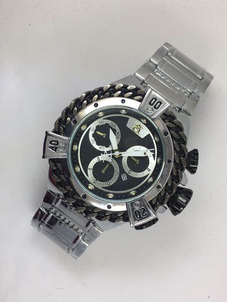 invincible watch stainless steel calendar mens quartz watch large dial, Slivery;brown
invincible watch stainless steel calendar mens quartz watch large dial, Slivery;brown