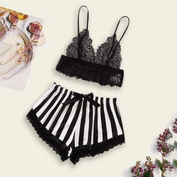 women pajamas set sleepwear spaghetti strap shorts lace sleepwear pijamas satin femme women pyjama1, Black;red
women pajamas set sleepwear spaghetti strap shorts lace sleepwear pijamas satin femme women pyjama1, Black;red