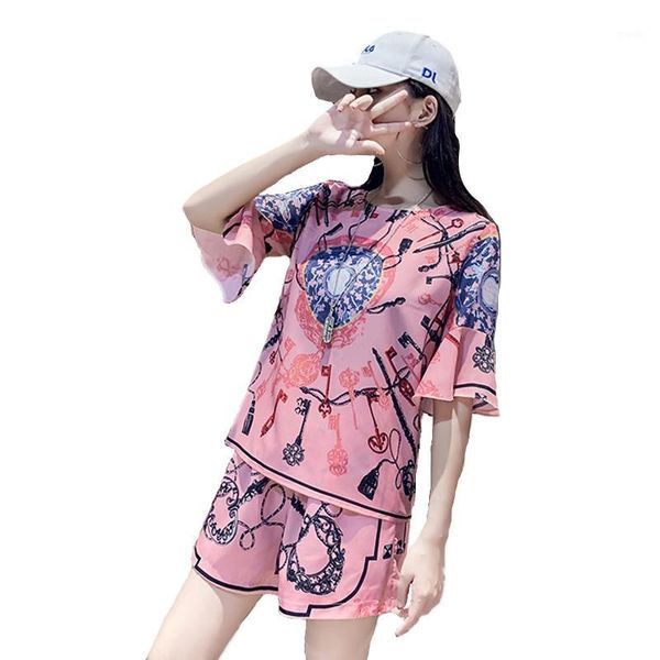 two piece dress 2021 spring summer women sets retro print speaker sleeve chiffon shirt and wide-leg shorts set1, White
two piece dress 2021 spring summer women sets retro print speaker sleeve chiffon shirt and wide-leg shorts set1, White