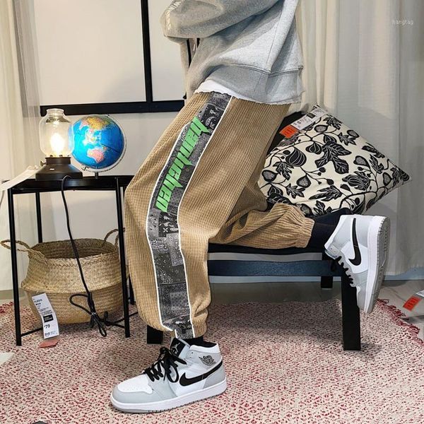 2021 spring and autumn new youth popular men's hong kong style corduroy loose thick sweatpants fashion casual trousers1, Black
2021 spring and autumn new youth popular men's hong kong style corduroy loose thick sweatpants fashion casual trousers1, Black