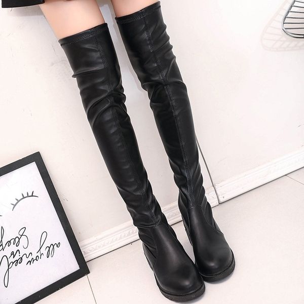 swyivy women over the knee boots winter shoes woman slim black long boots pu leather slip on snowboots block heel t200425
swyivy women over the knee boots winter shoes woman slim black long boots pu leather slip on snowboots block heel t200425
