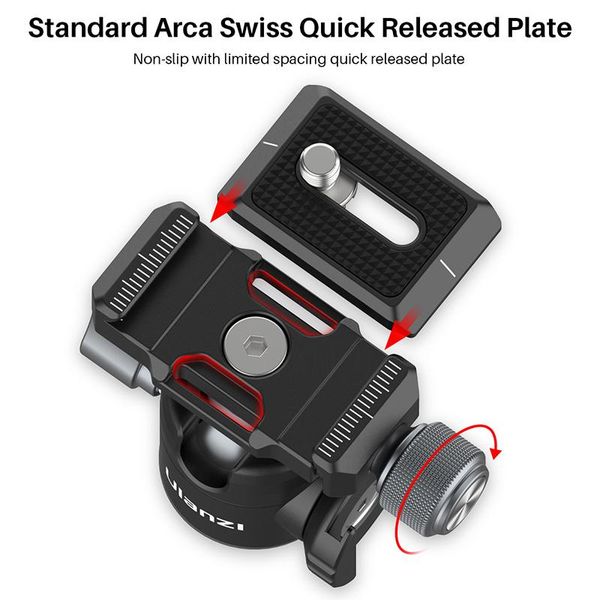 ulanzi u60-l/u80-l ballhead with side cold shoe arca swiss quick release for nikon canon sony dslr mount led video light mic
ulanzi u60-l/u80-l ballhead with side cold shoe arca swiss quick release for nikon canon sony dslr mount led video light mic