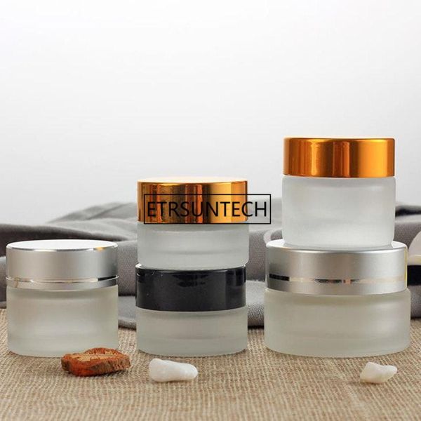 storage bottles & jars 50g 30g 20g 15g 10g 5g frost glass cream jar with silver gold black lids 1oz container 1/3oz cosmetic packaging f1817
storage bottles & jars 50g 30g 20g 15g 10g 5g frost glass cream jar with silver gold black lids 1oz container 1/3oz cosmetic packaging f1817