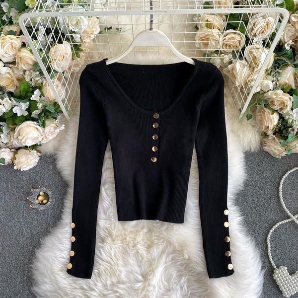 2020 vintage solid women long sleeve slim knitting cardigan women pullover1, White;black
2020 vintage solid women long sleeve slim knitting cardigan women pullover1, White;black