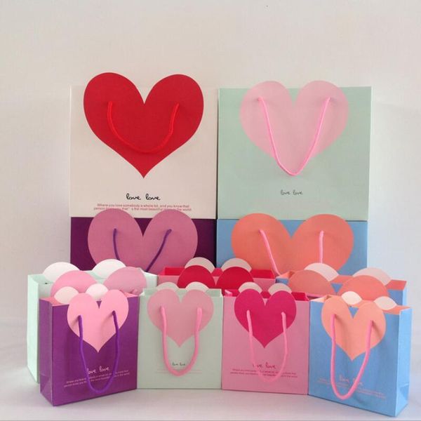 gift wrap 10pcs/lot love paper bag big heart candy packaging carton handbag wedding favors party supplies
gift wrap 10pcs/lot love paper bag big heart candy packaging carton handbag wedding favors party supplies