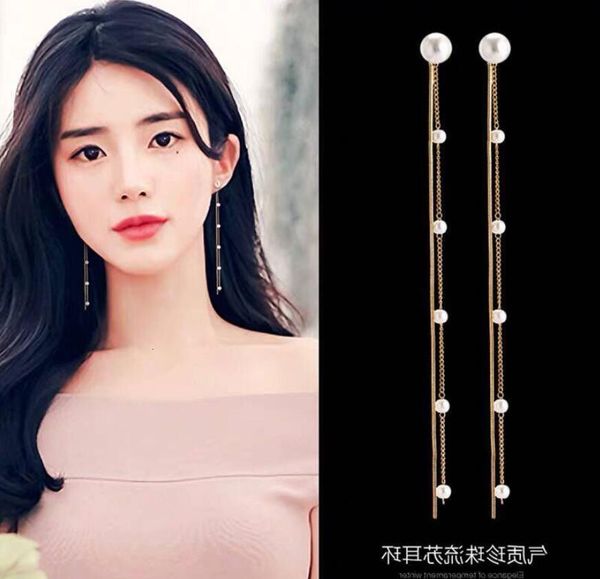 silver plated dangle hanging gem stone rhinestone long drop earrings for women baroque pearl charm snake chain tassel earring, Golden
silver plated dangle hanging gem stone rhinestone long drop earrings for women baroque pearl charm snake chain tassel earring, Golden