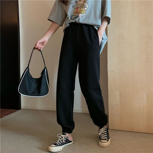 new female jogging 2021 pants plus size, women's fashions, elastic waistline 2u1o, Black;white
new female jogging 2021 pants plus size, women's fashions, elastic waistline 2u1o, Black;white