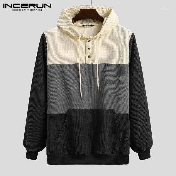 incerun vintage patchwork hoodies men long sleeve hooded pullovers warm corduroy loose sweatshirts leisure button outwear s-3xl1, Black
incerun vintage patchwork hoodies men long sleeve hooded pullovers warm corduroy loose sweatshirts leisure button outwear s-3xl1, Black