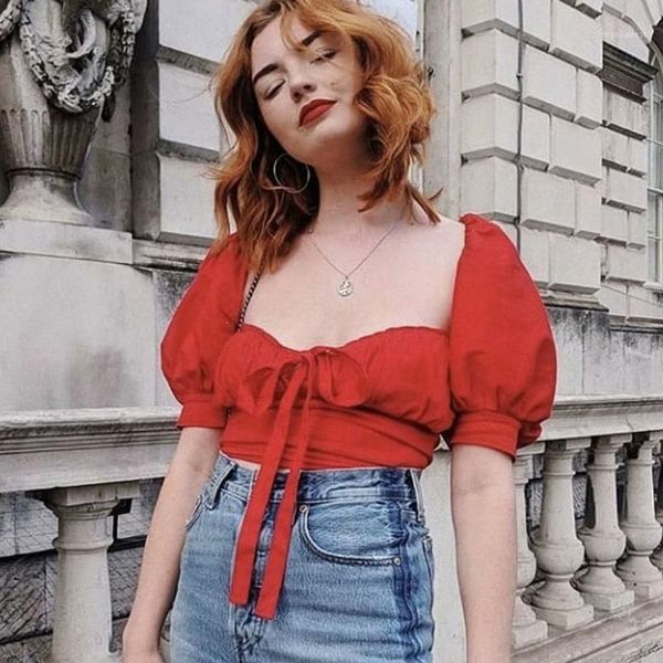 summer slim elegant shirt women 2018 retro bandeau-style square collar lace slim navel bubble short sleeve shirt women1, White
summer slim elegant shirt women 2018 retro bandeau-style square collar lace slim navel bubble short sleeve shirt women1, White