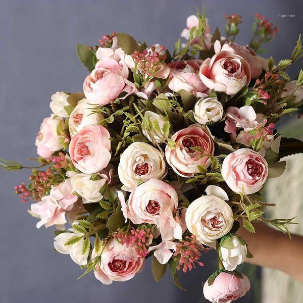 decorative flowers & wreaths white silk roses artificial bride small bouquet for wedding home decoration fake bouquet1
decorative flowers & wreaths white silk roses artificial bride small bouquet for wedding home decoration fake bouquet1