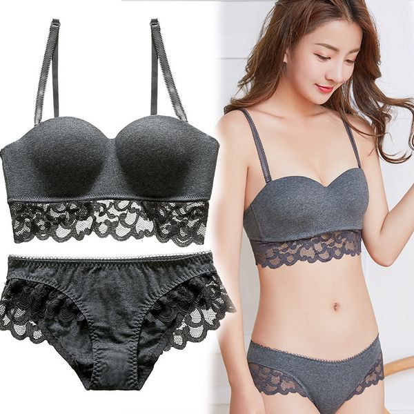 8926 series pure cotton gathered lace ee middle mold cup double row button underwear bra suit, Red;black
8926 series pure cotton gathered lace ee middle mold cup double row button underwear bra suit, Red;black