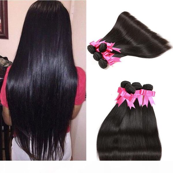 straight hair 8-30 inch 4pcs lot brazilian malaysian peruvian virgin human hair weave bundles extension natural color vendors, Black
straight hair 8-30 inch 4pcs lot brazilian malaysian peruvian virgin human hair weave bundles extension natural color vendors, Black