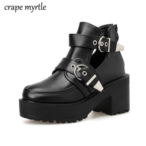 boots women short chunky heel ankle buckle strap shoes female pu leather motorcycle autumn punk yma907, Black
boots women short chunky heel ankle buckle strap shoes female pu leather motorcycle autumn punk yma907, Black