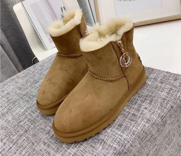 designer ladies short boots 100% sheepskin classic luxury bee women's shoes leather high heels fashion diamond martin boots soft fur wi, Black
designer ladies short boots 100% sheepskin classic luxury bee women's shoes leather high heels fashion diamond martin boots soft fur wi, Black