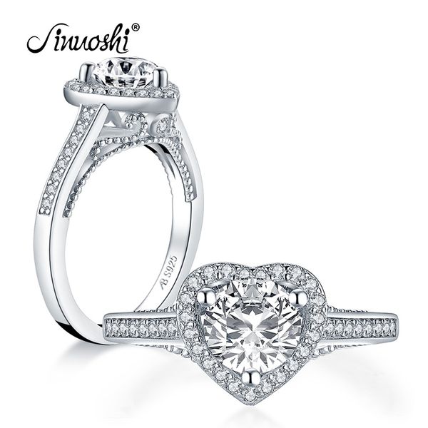 ainuoshi 925 sterling silver 1.25 ct round cut halo ring engagement simulated diamond women wedding heart silver rings jewelry y200106, Slivery;golden
ainuoshi 925 sterling silver 1.25 ct round cut halo ring engagement simulated diamond women wedding heart silver rings jewelry y200106, Slivery;golden