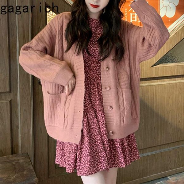gagarich women sweet pink sweater single-breasted autumn winter 2020 new loose casual korean long-sleeved cardigans, White
gagarich women sweet pink sweater single-breasted autumn winter 2020 new loose casual korean long-sleeved cardigans, White
