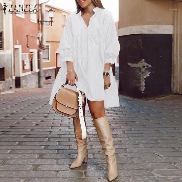 stylish zanzea summer dress vintage puff sleeve dress 2020 autumn women's sundress casual bohemian beach vestidos plus size1, Black;gray
stylish zanzea summer dress vintage puff sleeve dress 2020 autumn women's sundress casual bohemian beach vestidos plus size1, Black;gray