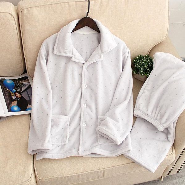 flannel men's home wear plus velvet thick coral fleece pajamas to keep warm in autumn and winter mens pajamas men sleepwear1, Black;brown
flannel men's home wear plus velvet thick coral fleece pajamas to keep warm in autumn and winter mens pajamas men sleepwear1, Black;brown