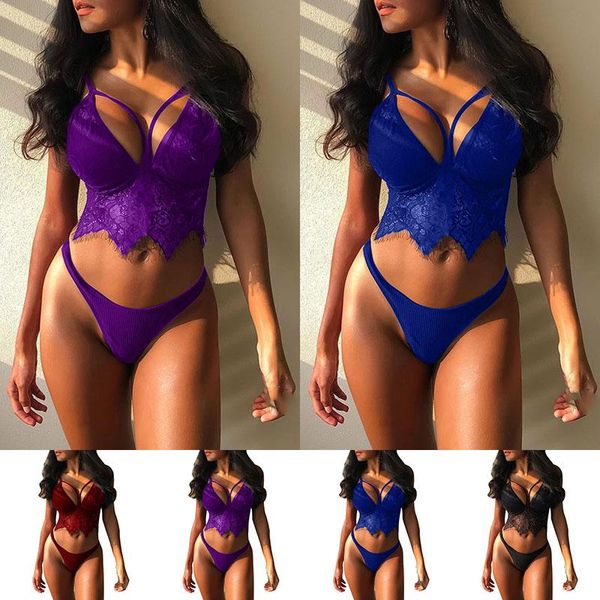 bras sets women fashion triangle cup bra set ladies solid color ultra thin lace underwear, Red;black
bras sets women fashion triangle cup bra set ladies solid color ultra thin lace underwear, Red;black